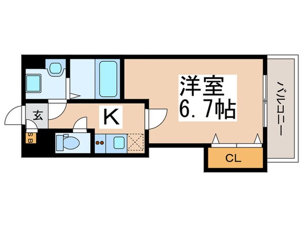 Luxe田辺の物件間取画像